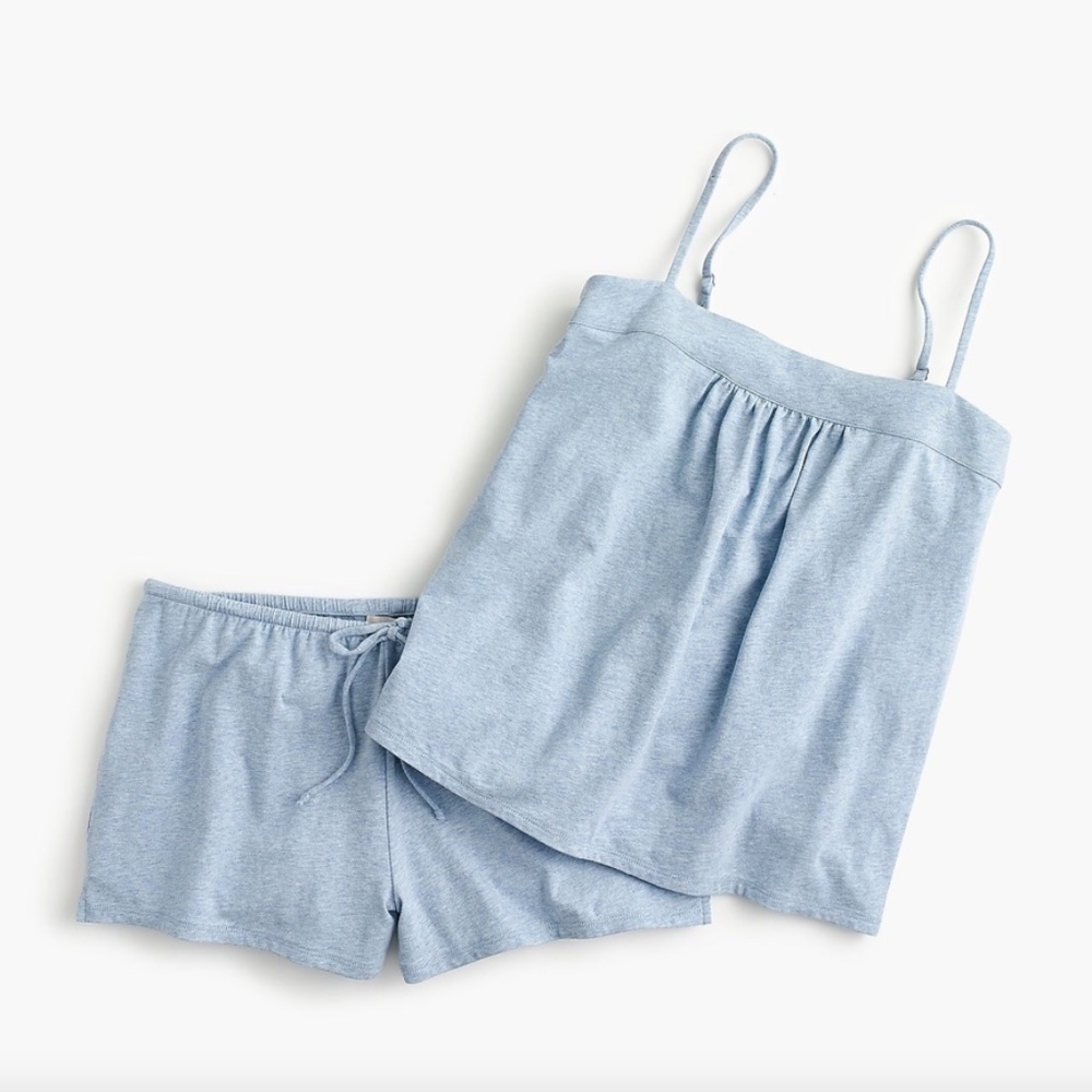 J CREW Pale Blue Dreamy Pajama **TOP ONLY**